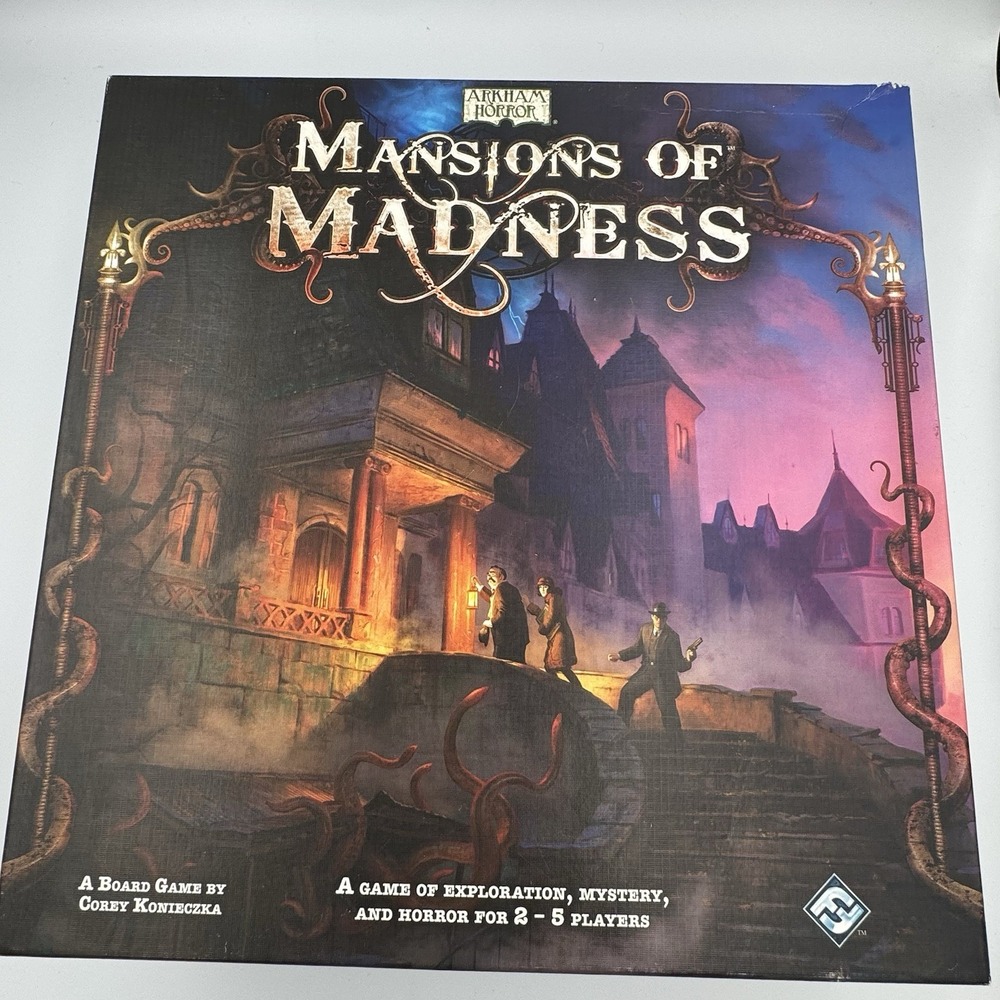 Mansions of Madness Board Game 2010 Fantasy Flight Games Complete
